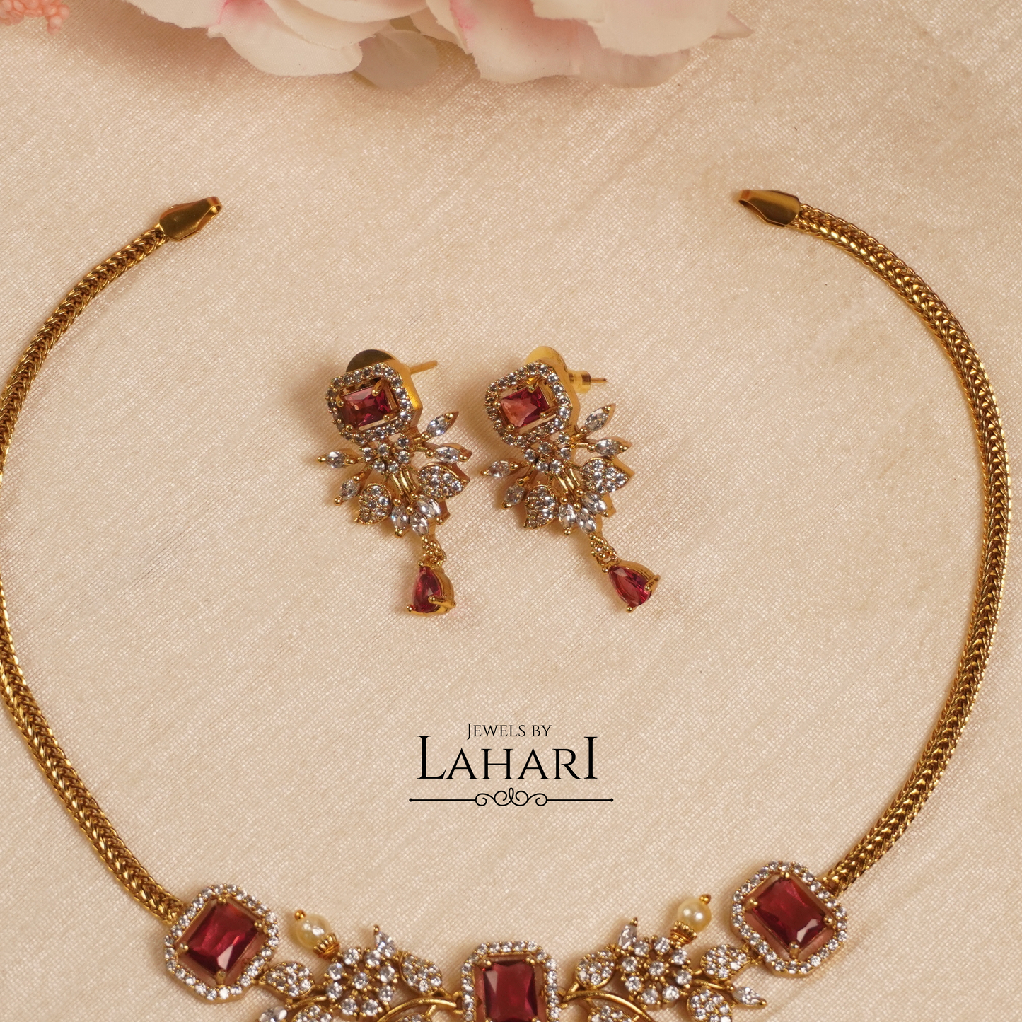 Aaradhya Minimal Necklace Set (Available in 8 colors)