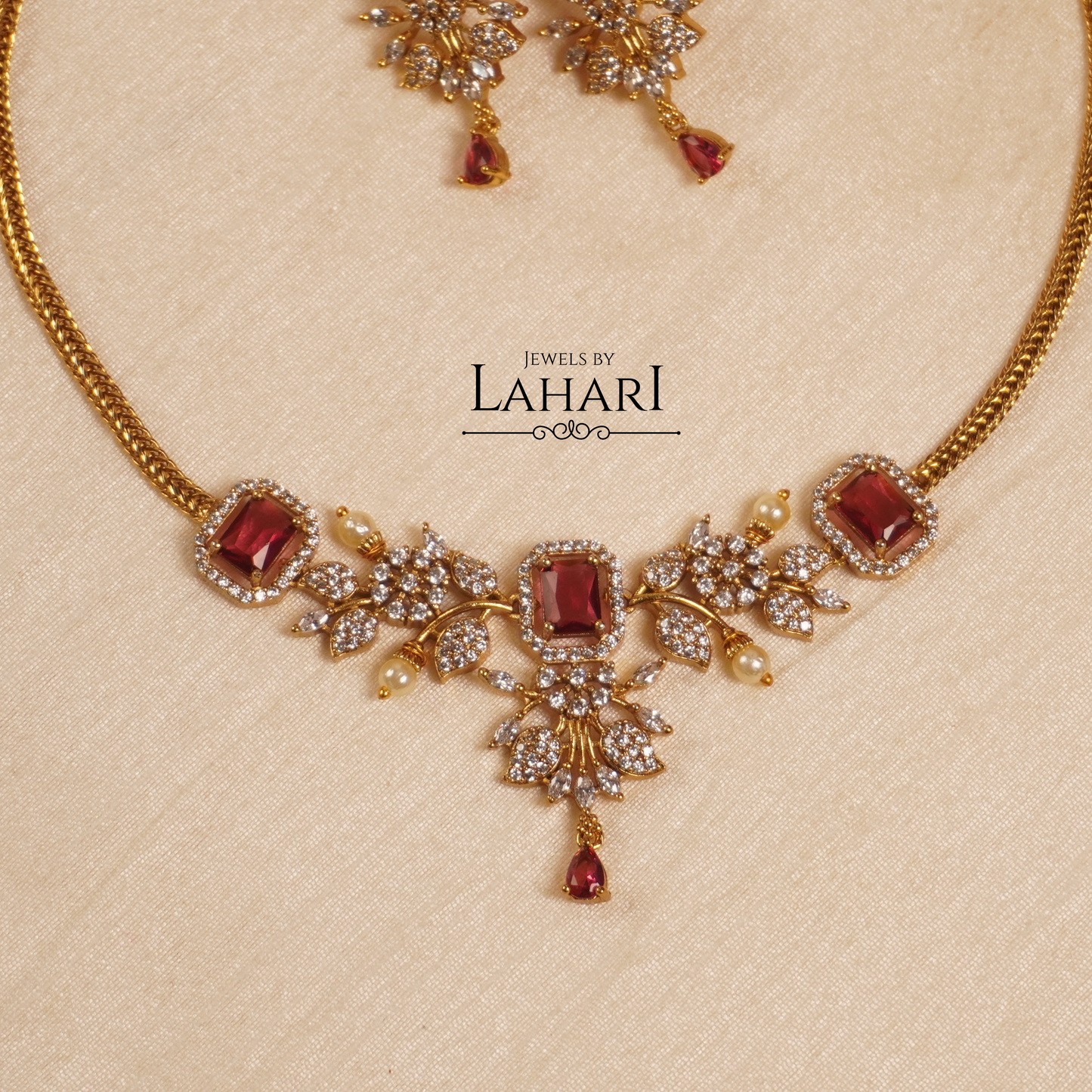 Aaradhya Minimal Necklace Set (Available in 8 colors)
