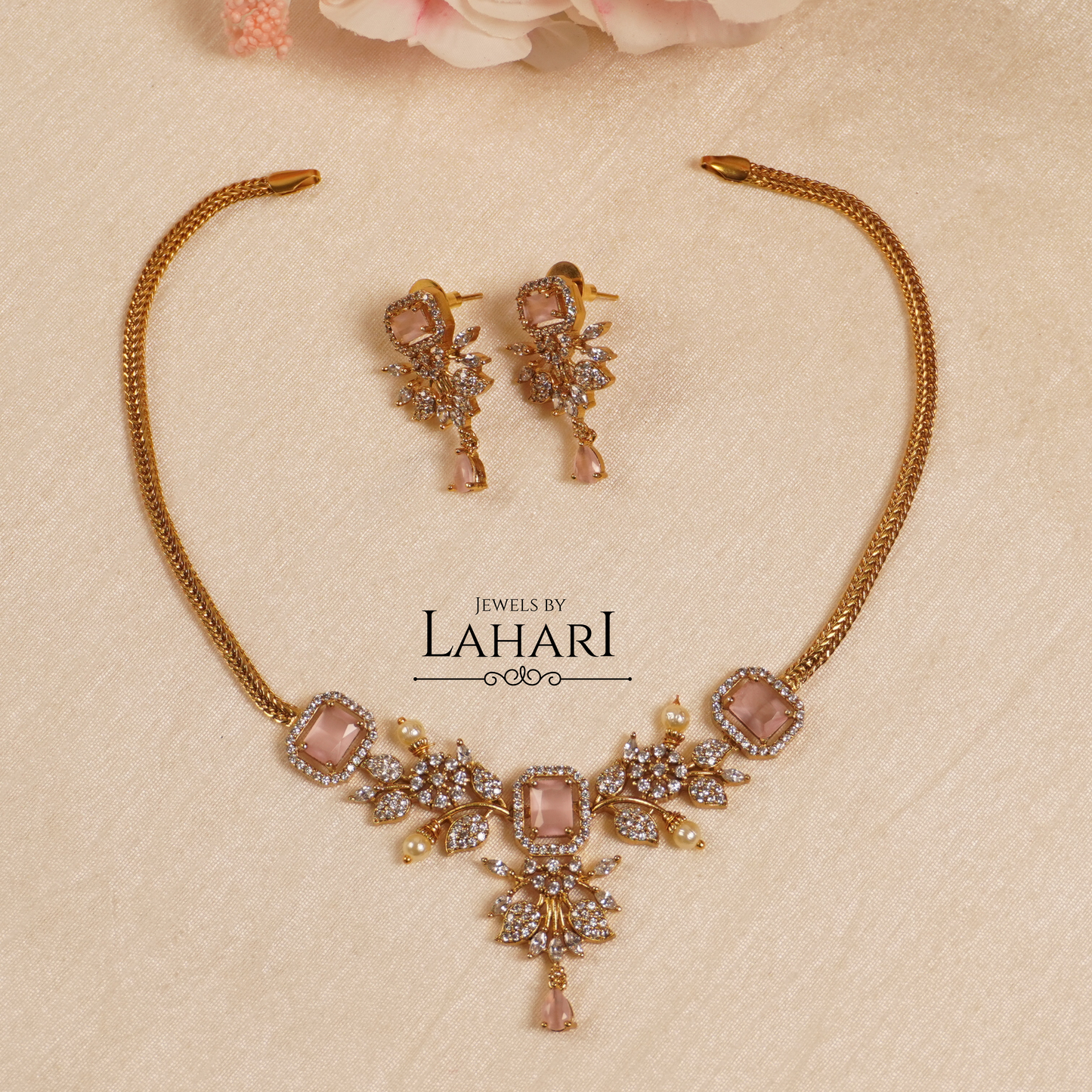 Aaradhya Minimal Necklace Set (Available in 8 colors)