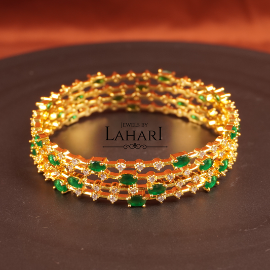 Nakshatra Bangles - Set of 4 Bangles (available in 3 colors)