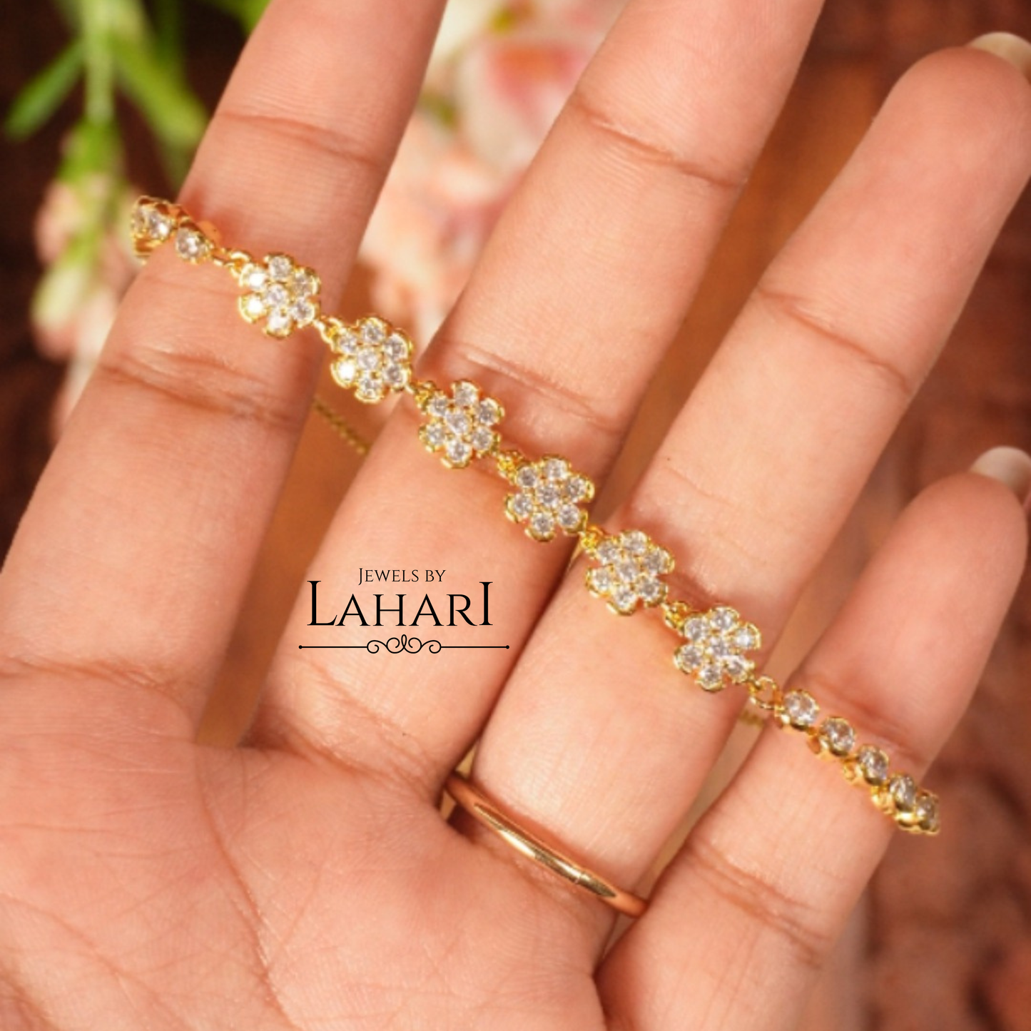 Floral Chain Bracelet