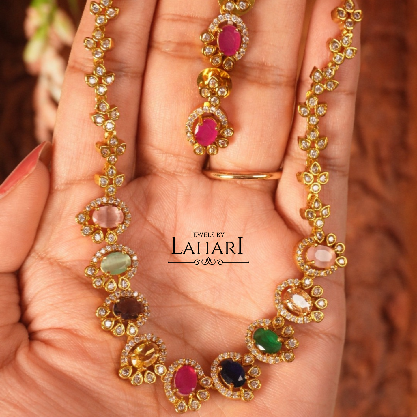 Navratna Dazzle Choker