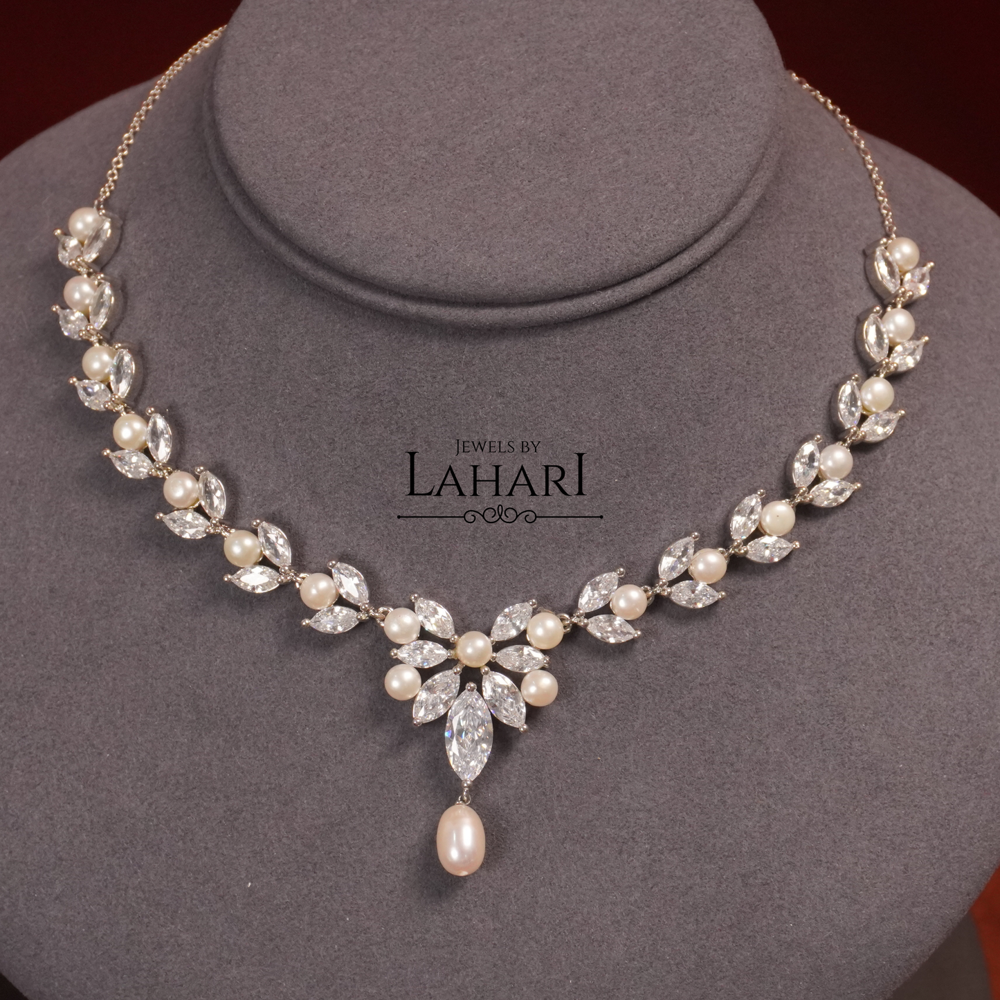 Celeste Pearl Set (Available in Gold & Silver Finish)