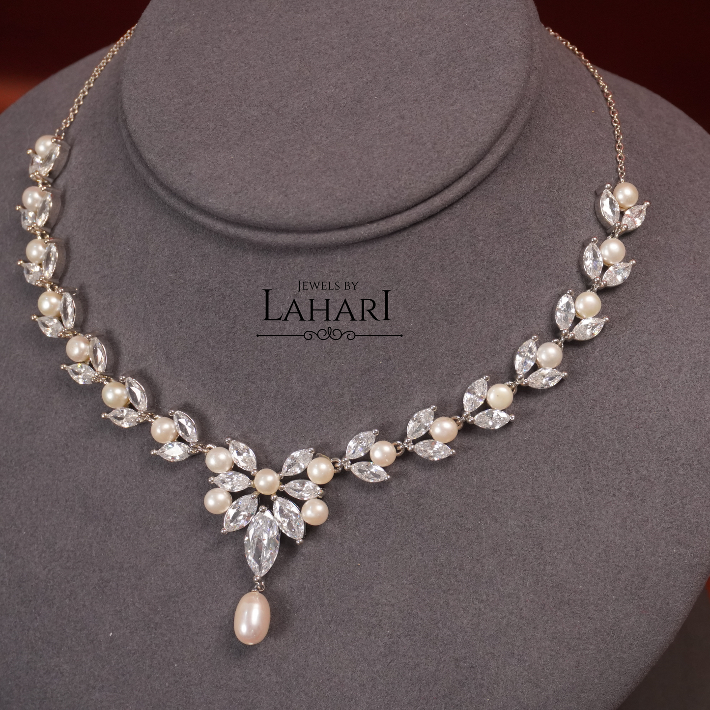 Celeste Pearl Set (Available in Gold & Silver Finish)
