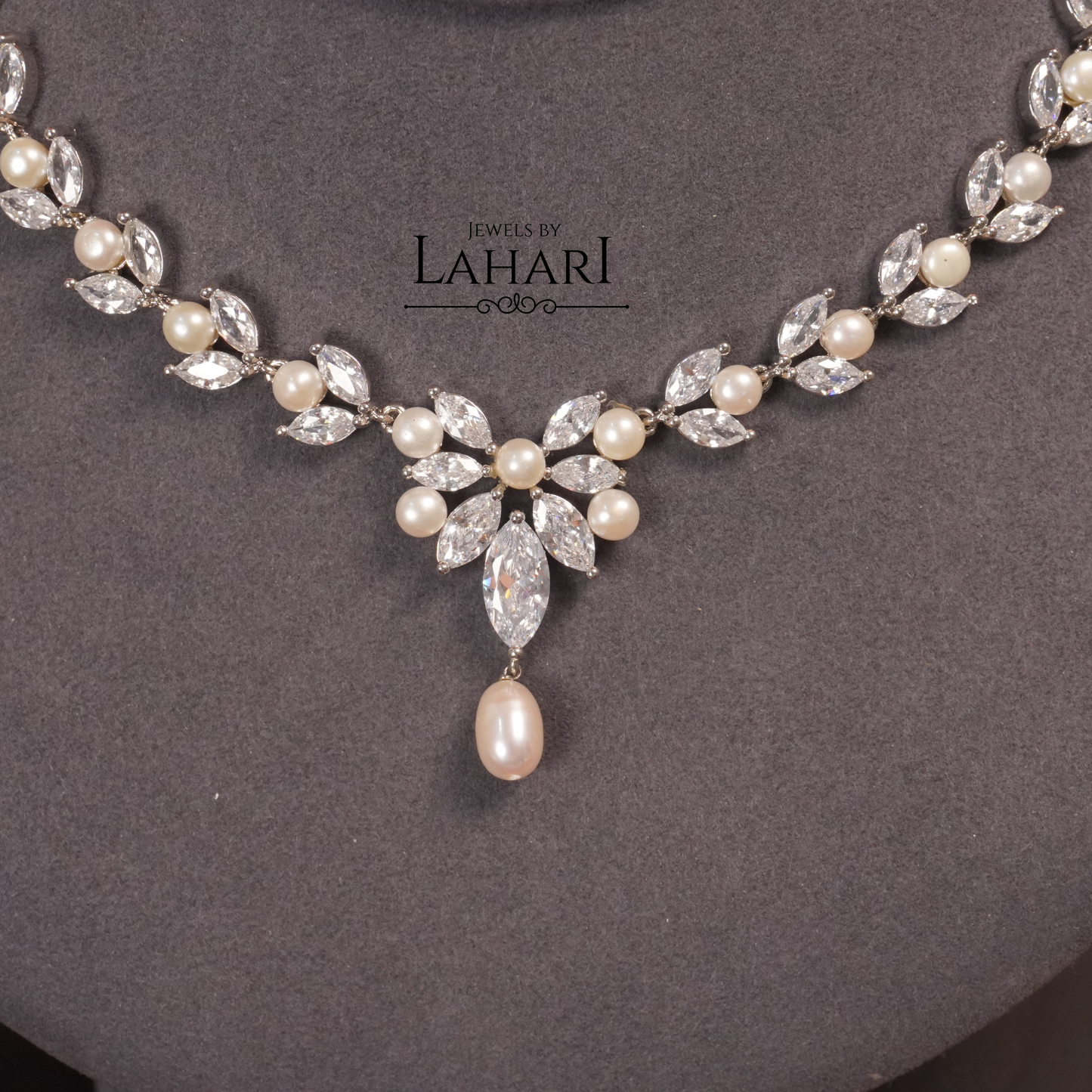 Celeste Pearl Set (Available in Gold & Silver Finish)