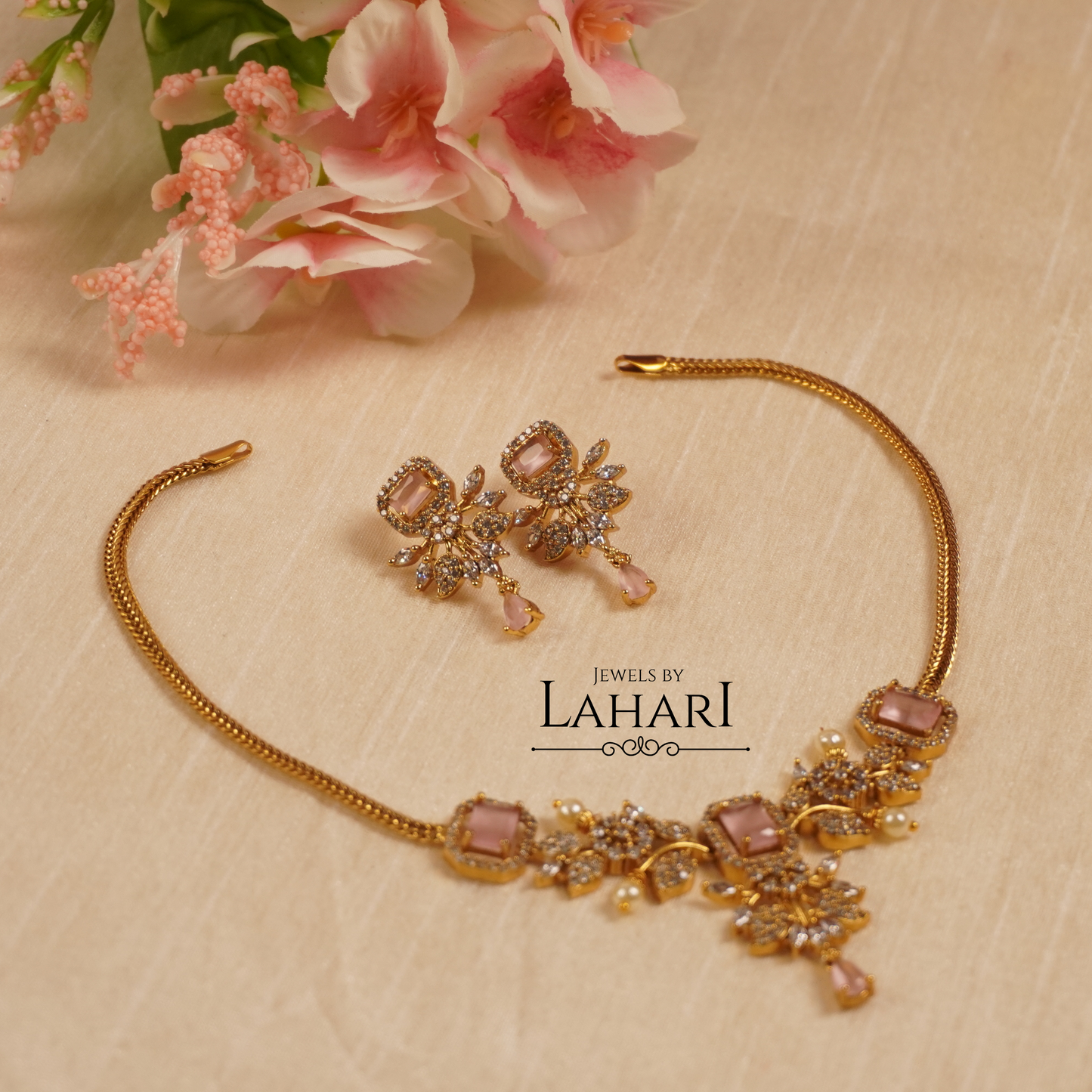 Aaradhya Minimal Necklace Set (Available in 8 colors)