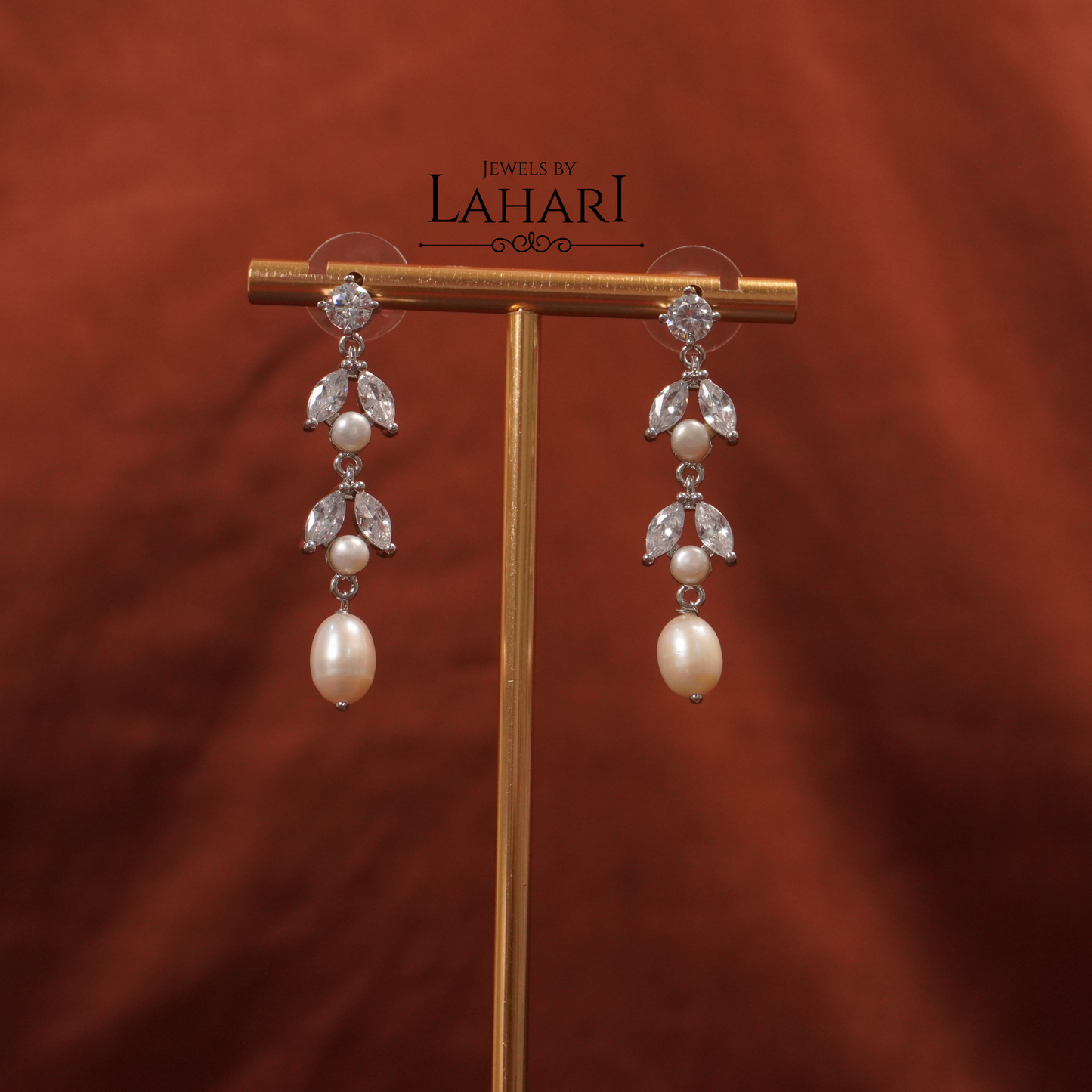 Celeste Pearl Set (Available in Gold & Silver Finish)