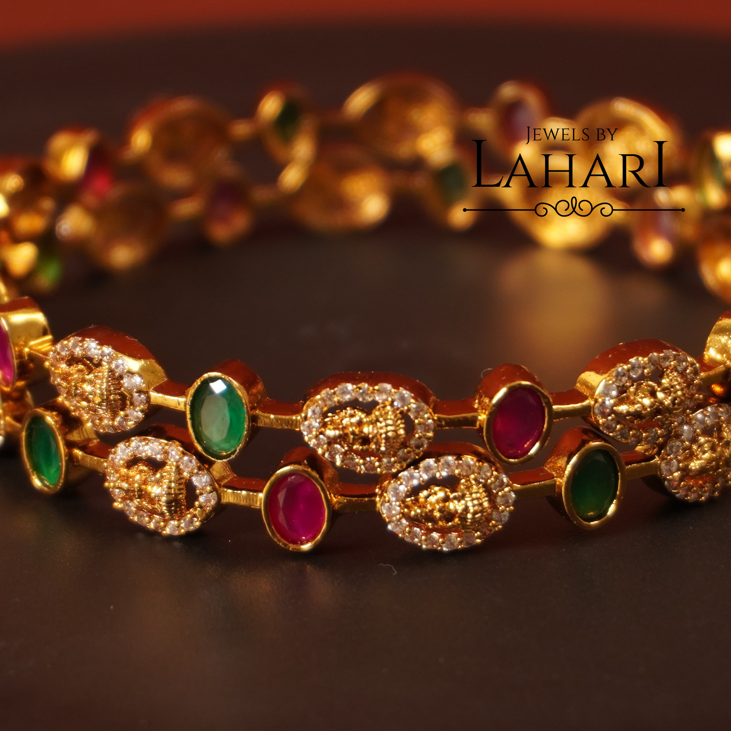 Trendy Lakshmi Stone Bangles