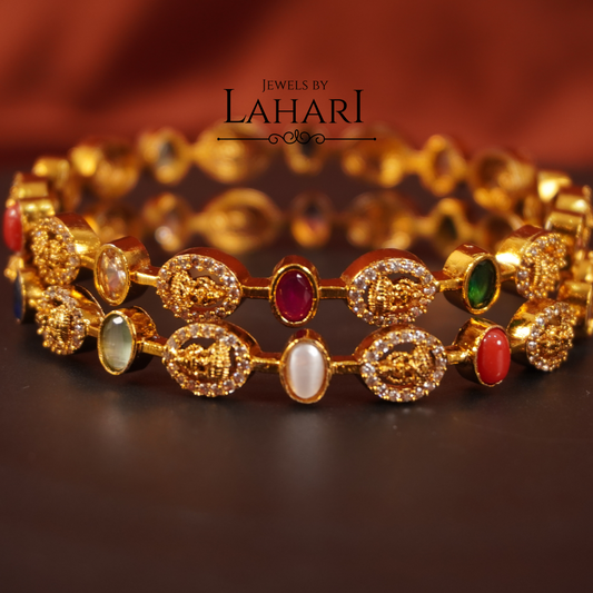 Trendy Lakshmi Stone Bangles