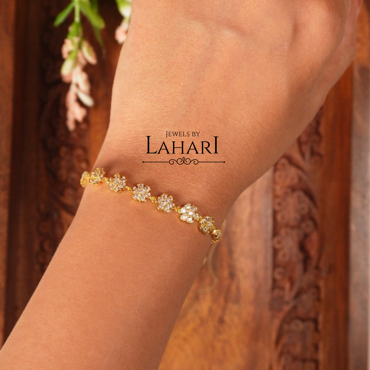 Floral Chain Bracelet