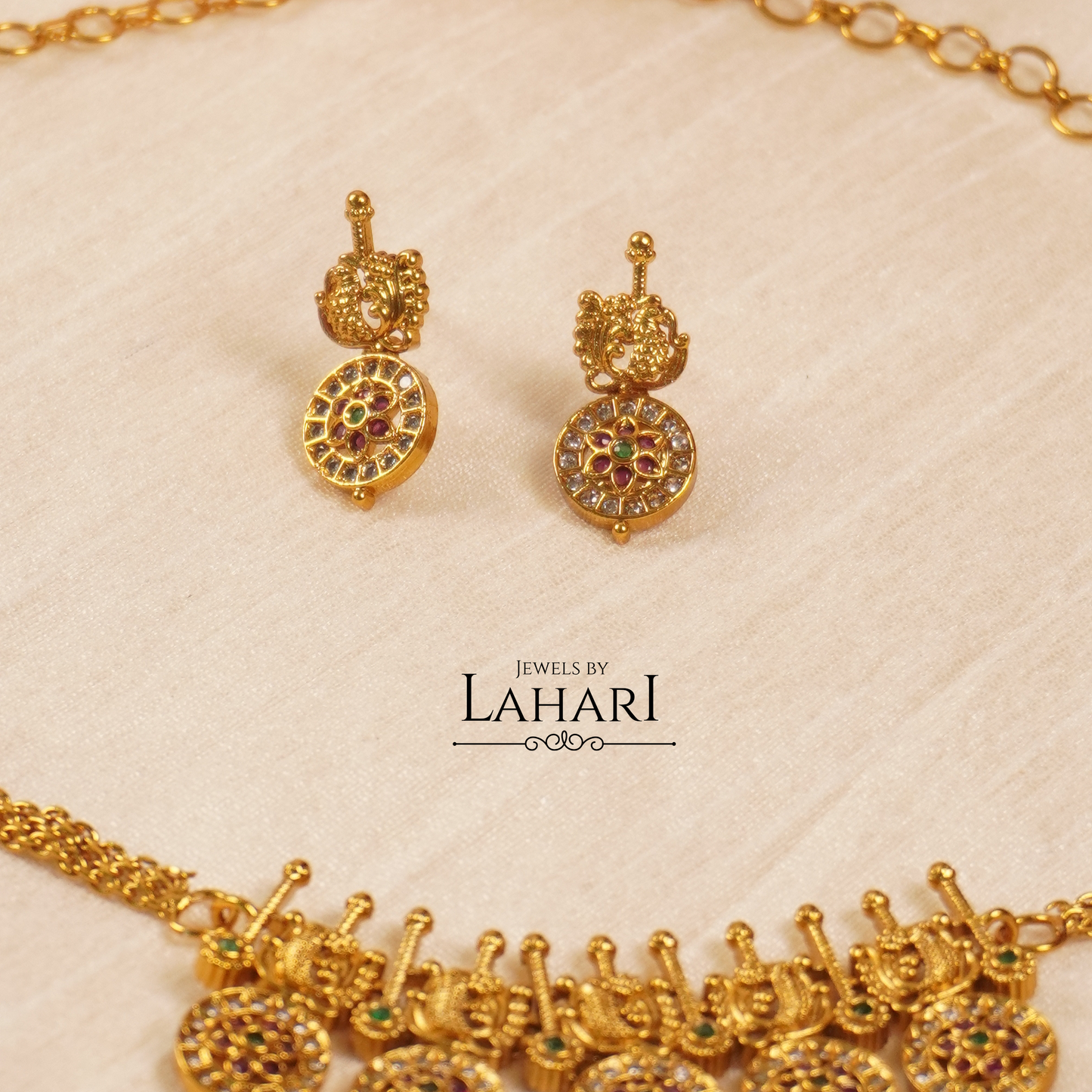 Flower Coin Choker Set