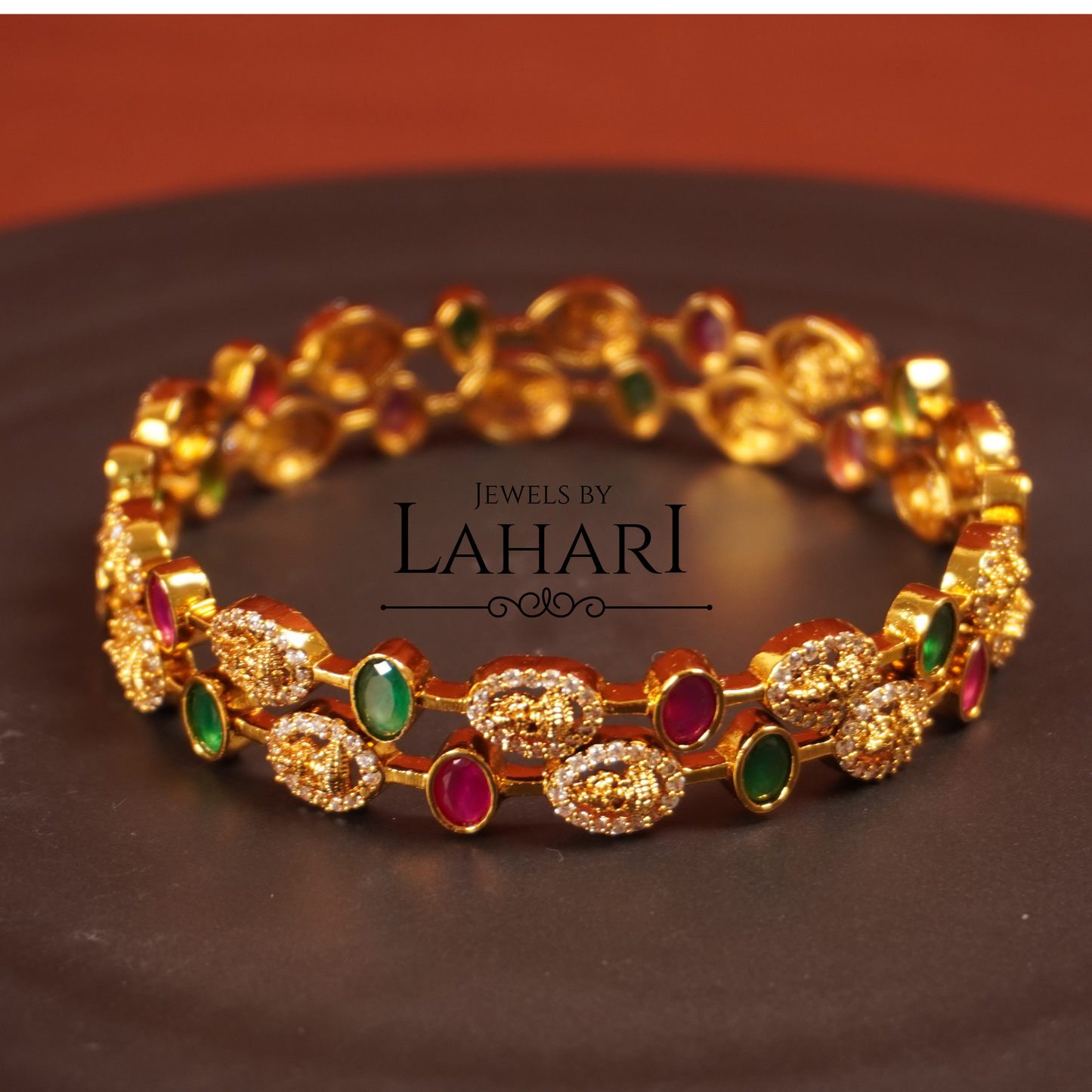 Trendy Lakshmi Stone Bangles