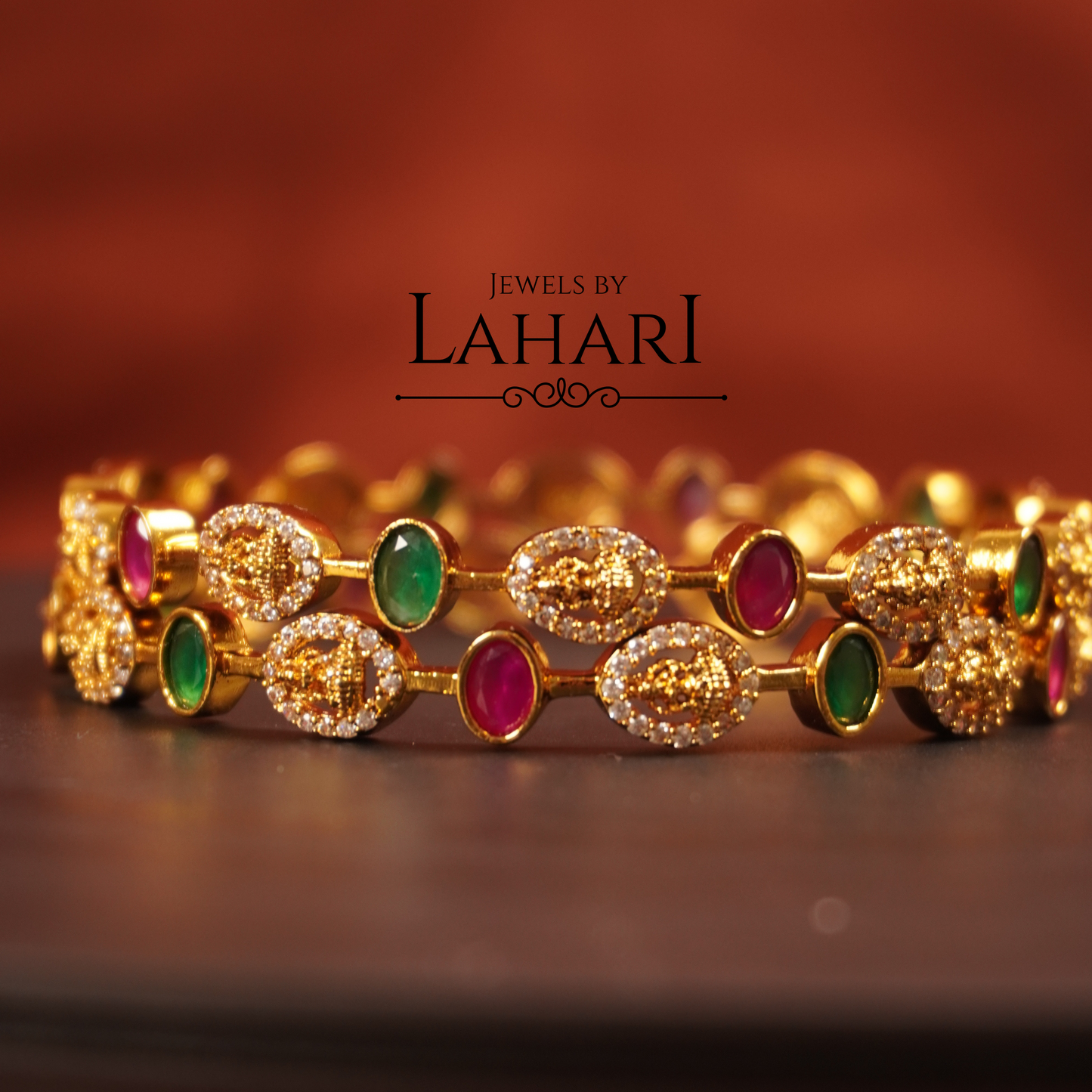 Trendy Lakshmi Stone Bangles
