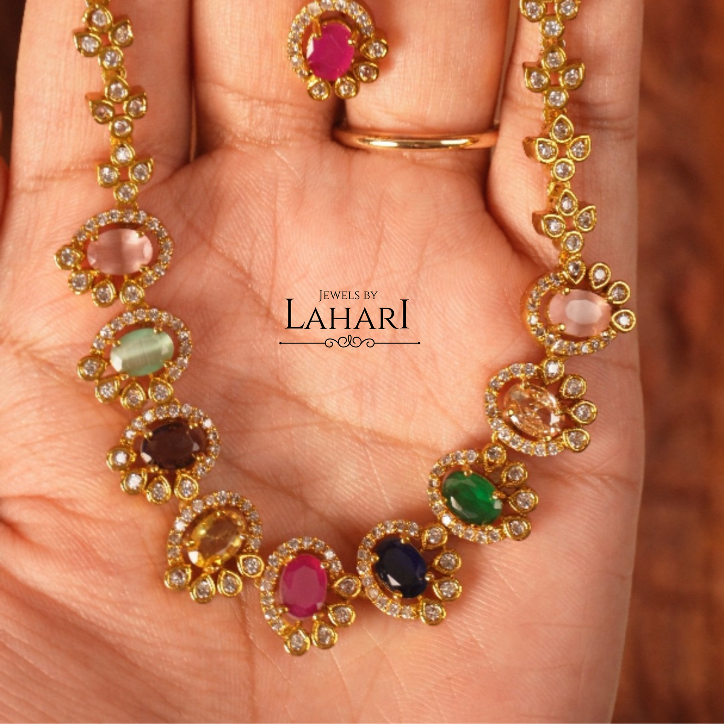 Navratna Dazzle Choker