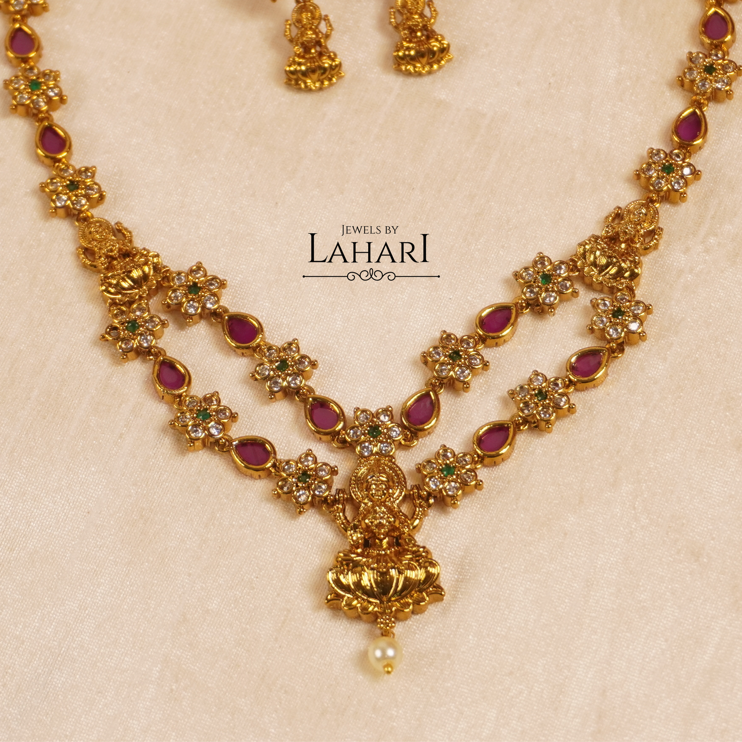 Deviya Lakshmi Necklace Set