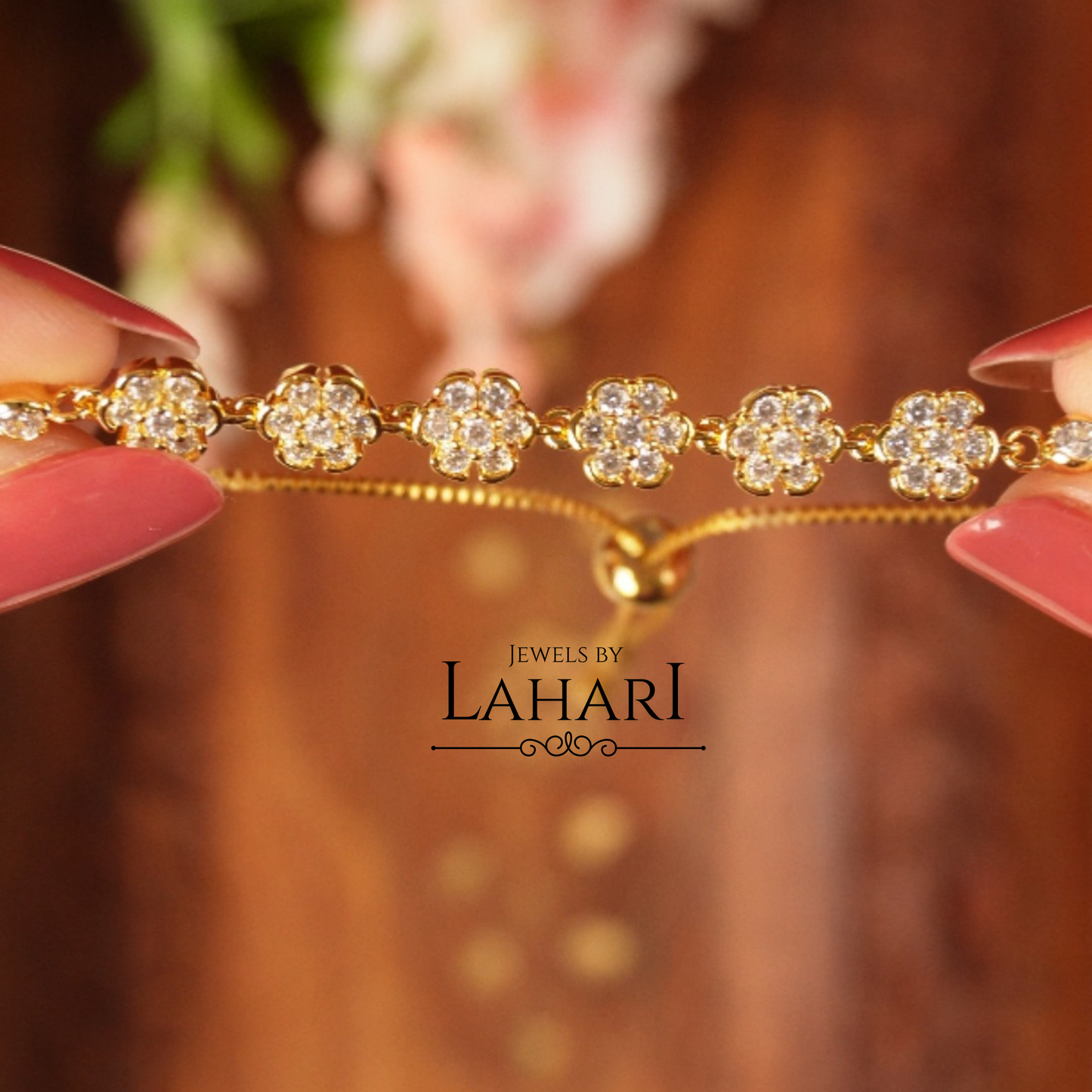 Floral Chain Bracelet