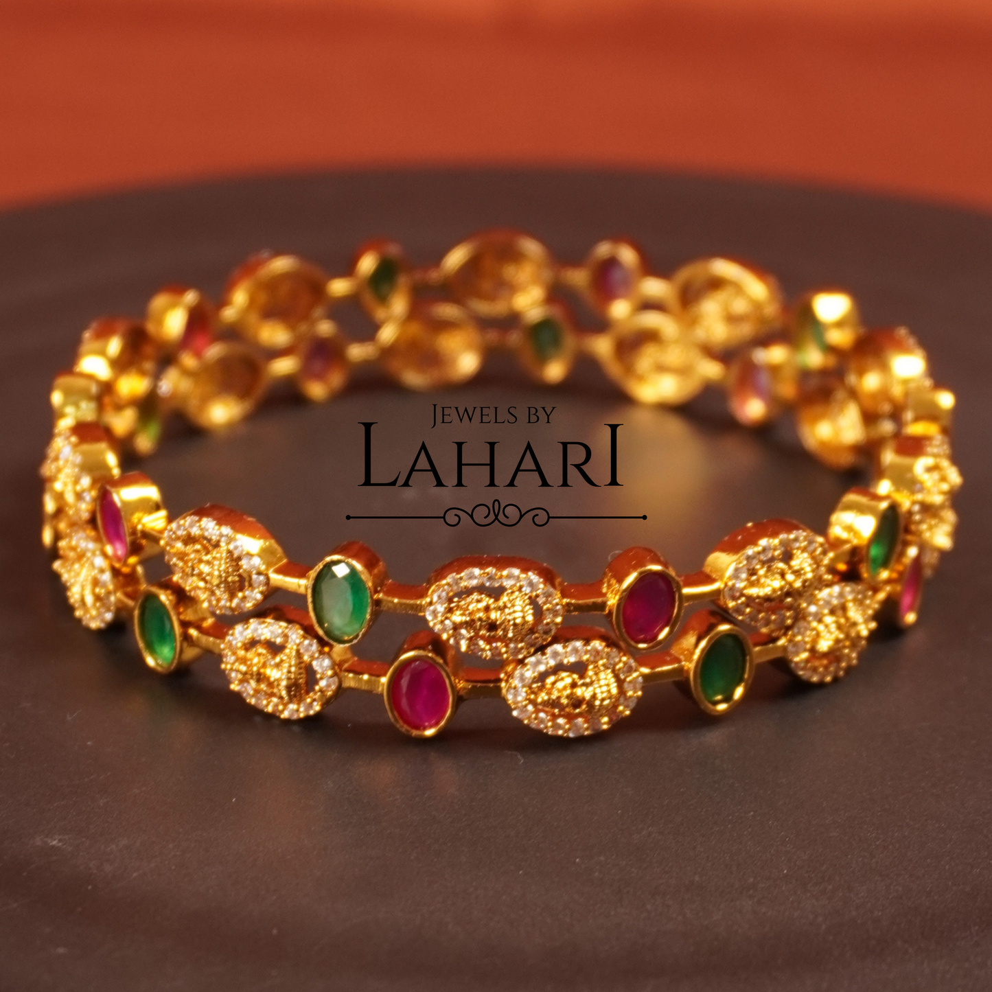 Trendy Lakshmi Stone Bangles