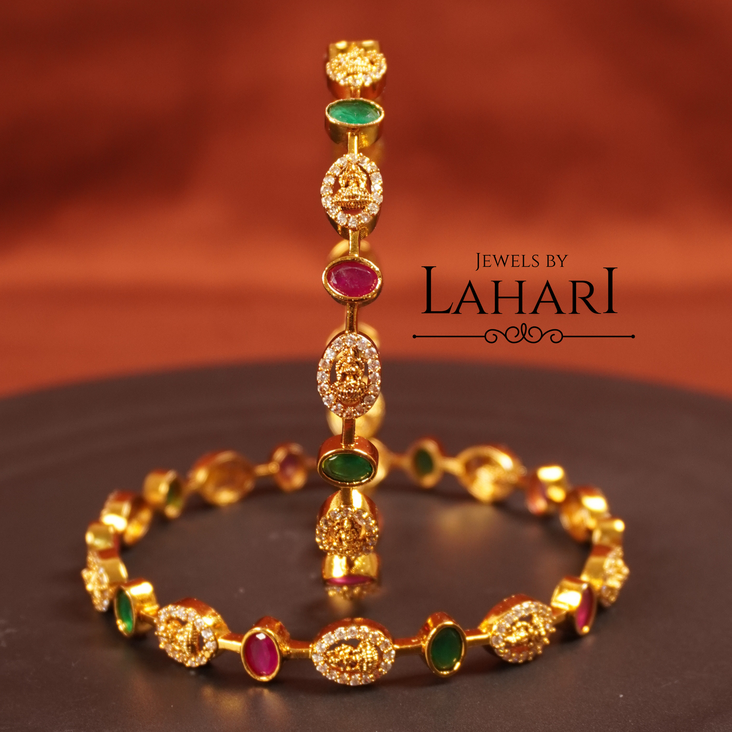 Trendy Lakshmi Stone Bangles