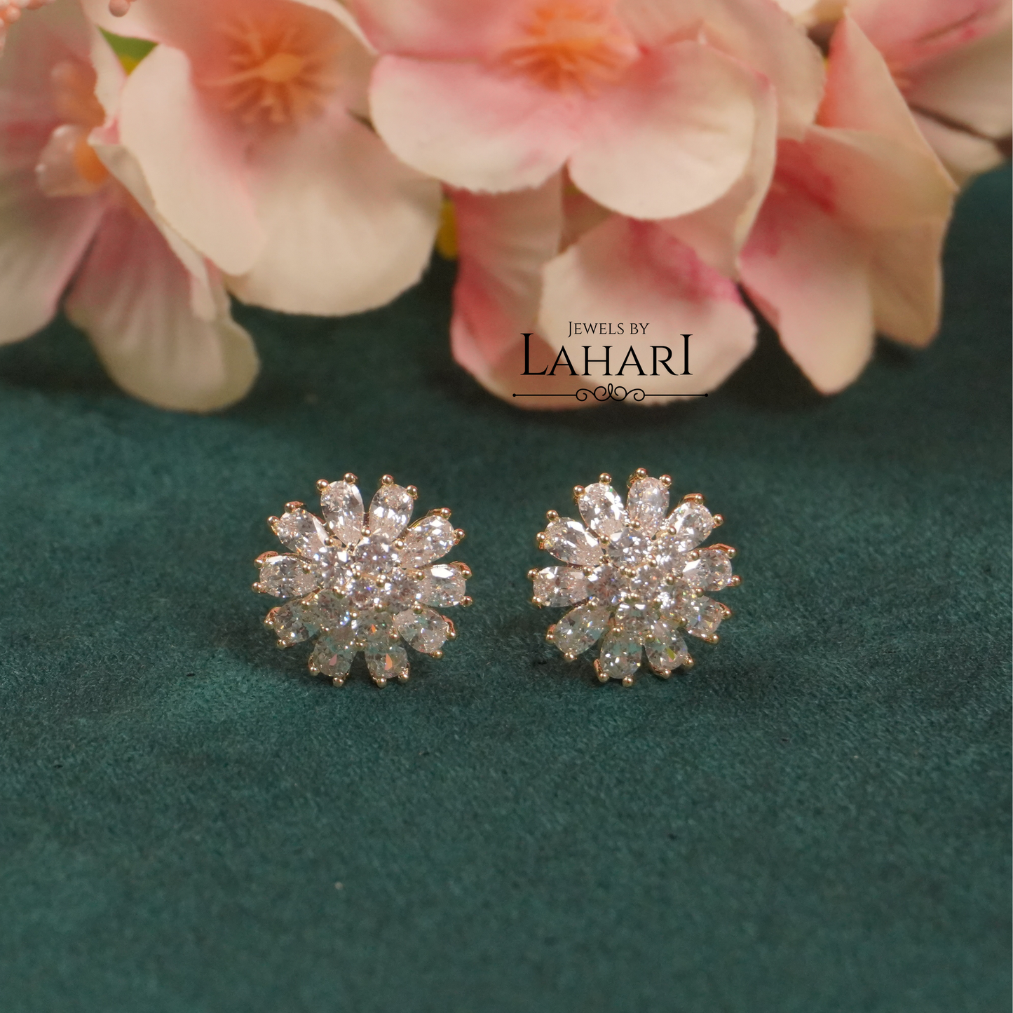 Crystal Bloom Studs
