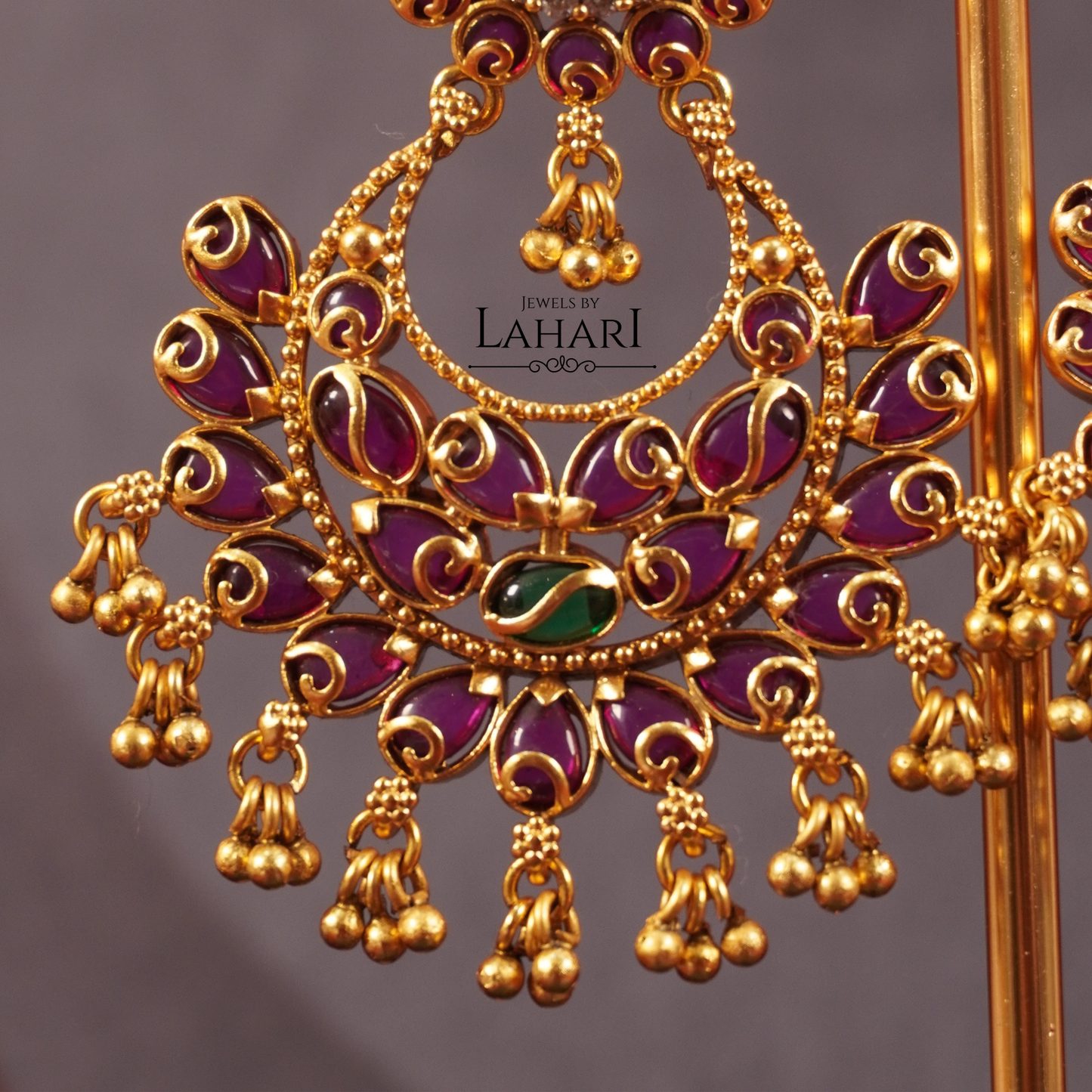 Chandbali Jadau Kundan (Available in 2 Colours)
