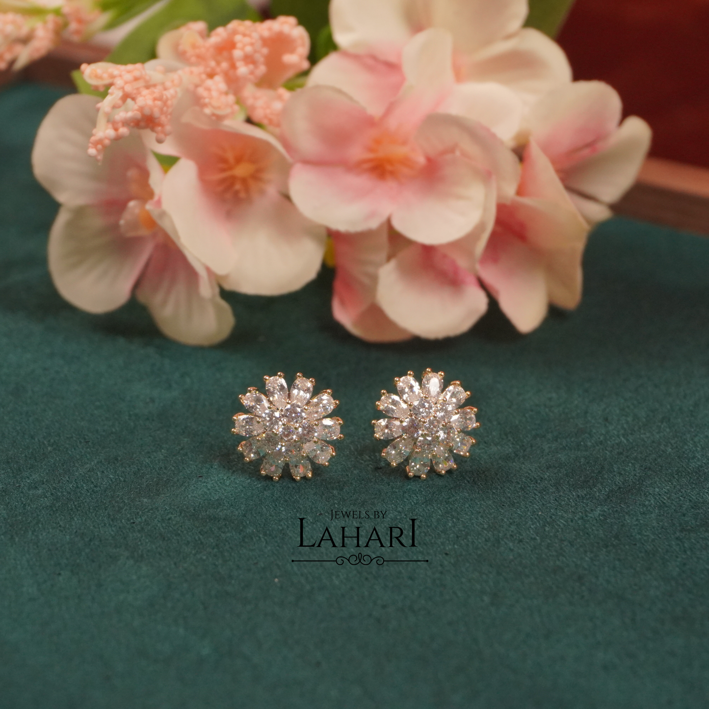 Crystal Bloom Studs