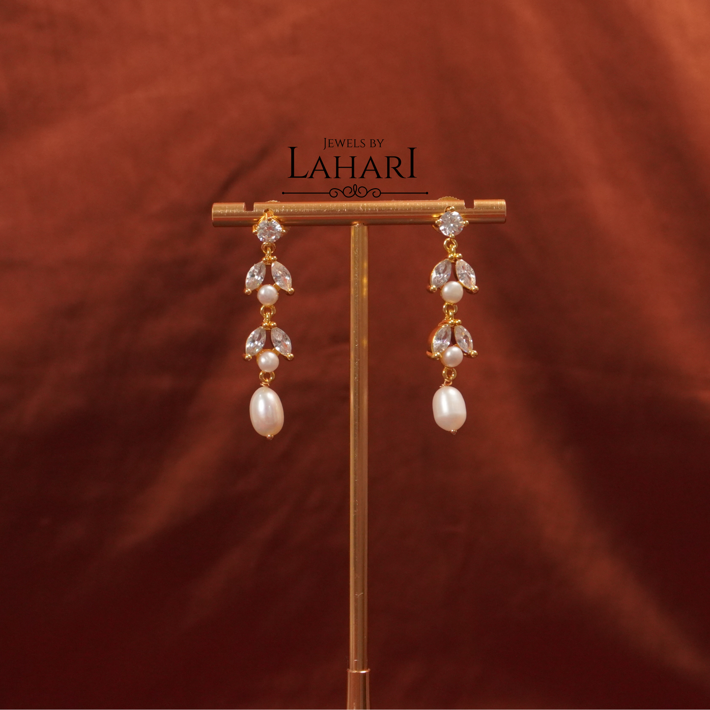 Celeste Pearl Set (Available in Gold & Silver Finish)