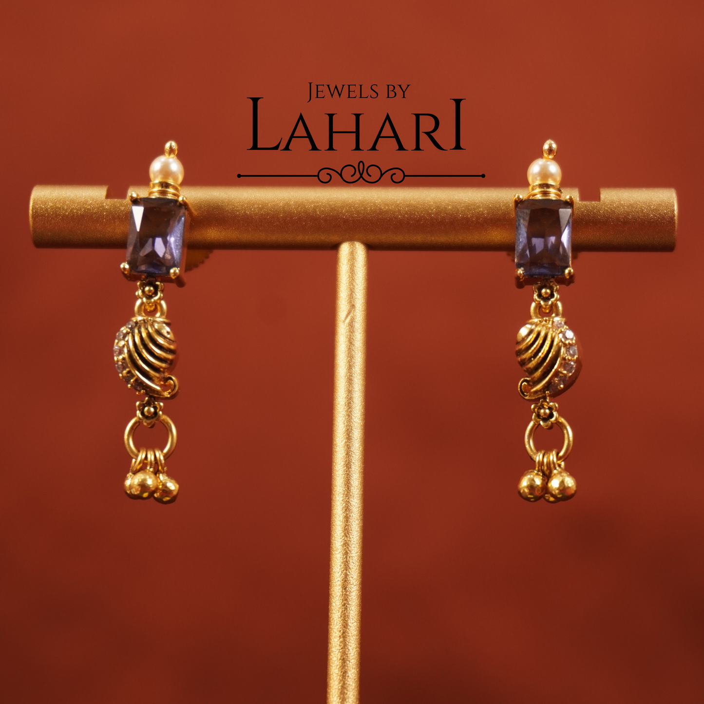 Simple Elegant Mango Kempu Necklace (3 Colors Available)