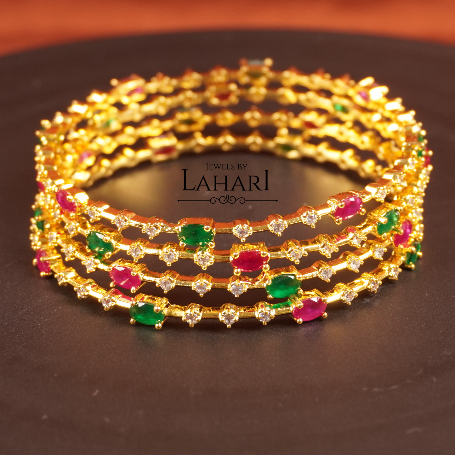 Nakshatra Bangles - Set of 4 Bangles (available in 3 colors)