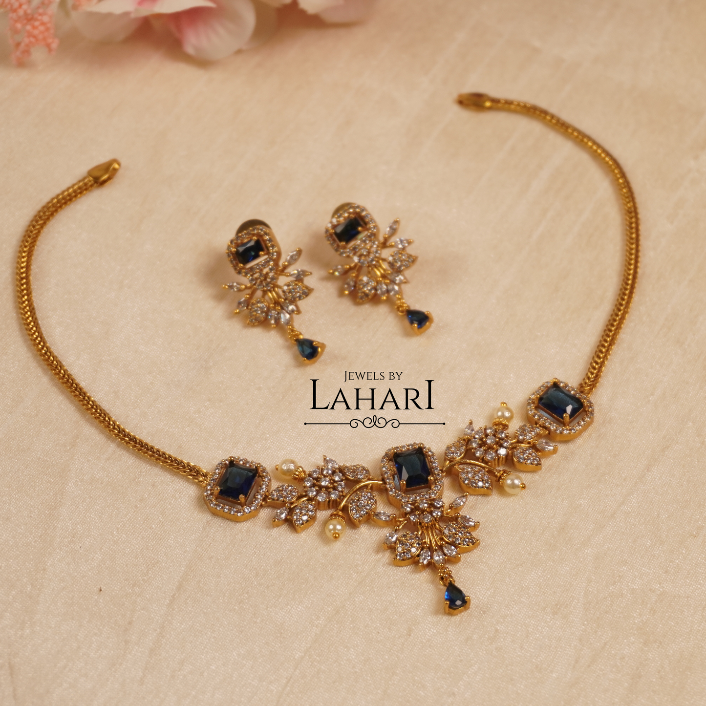Aaradhya Minimal Necklace Set (Available in 8 colors)