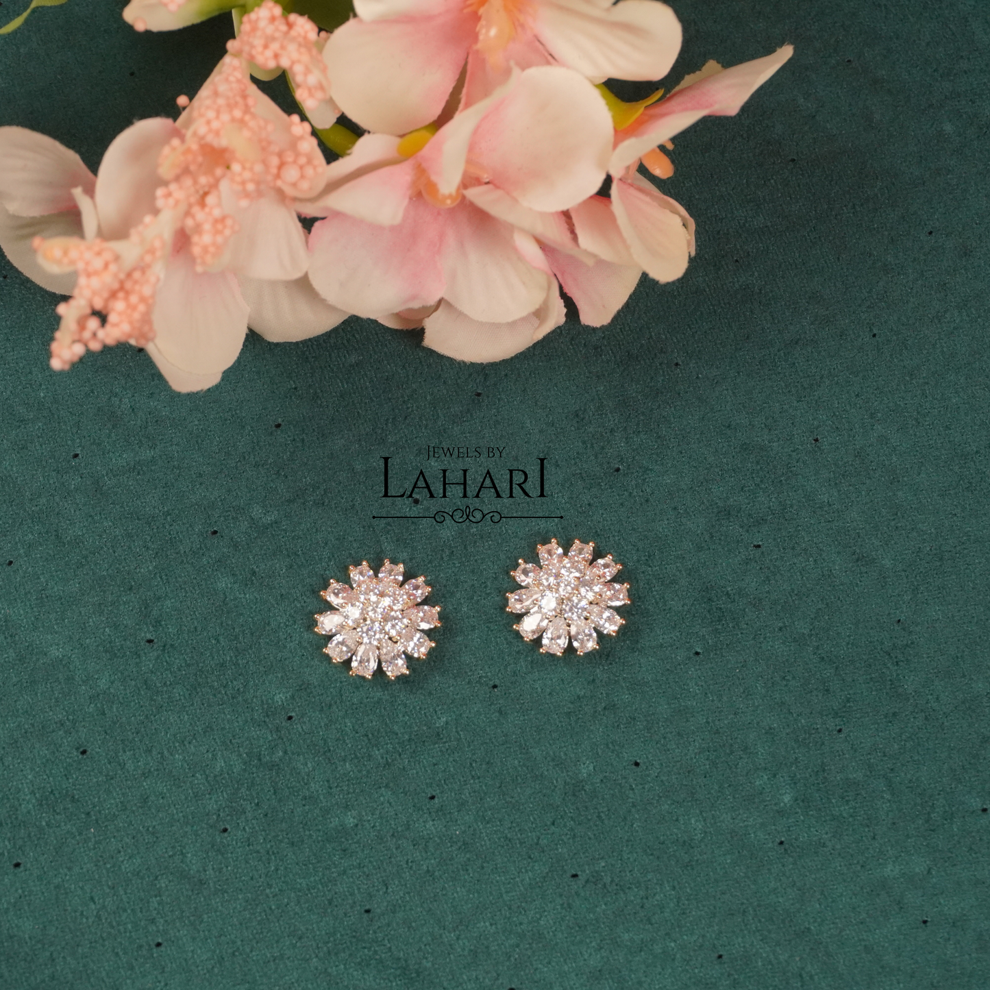 Crystal Bloom Studs