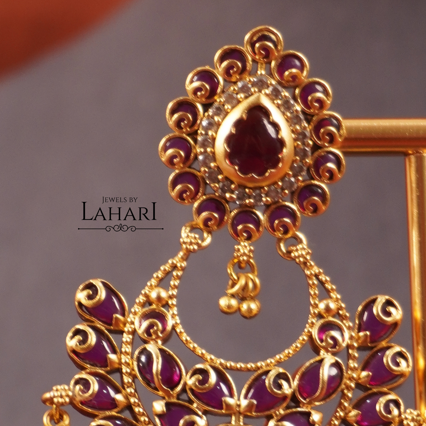 Chandbali Jadau Kundan (Available in 2 Colours)