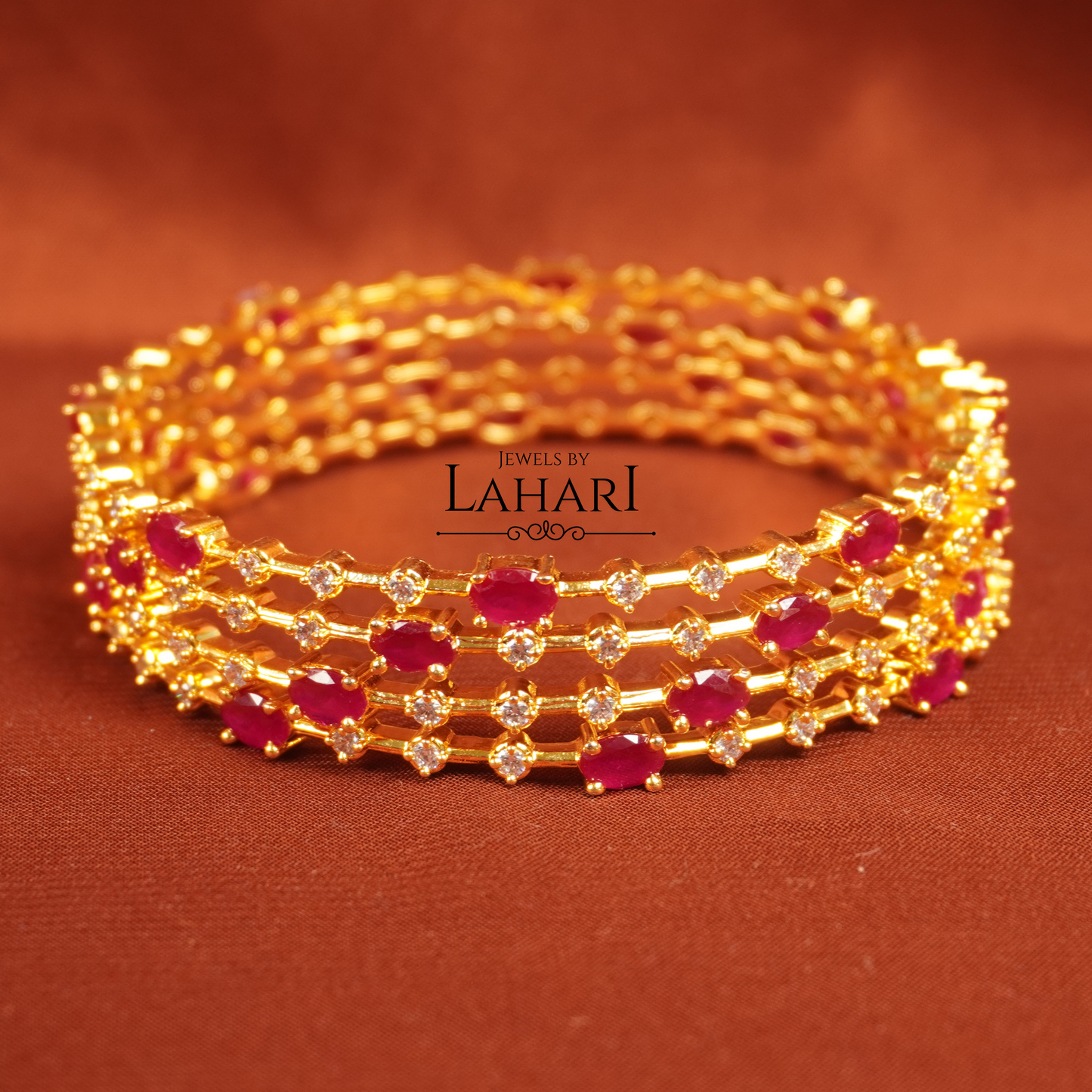 Nakshatra Bangles - Set of 4 Bangles (available in 3 colors)