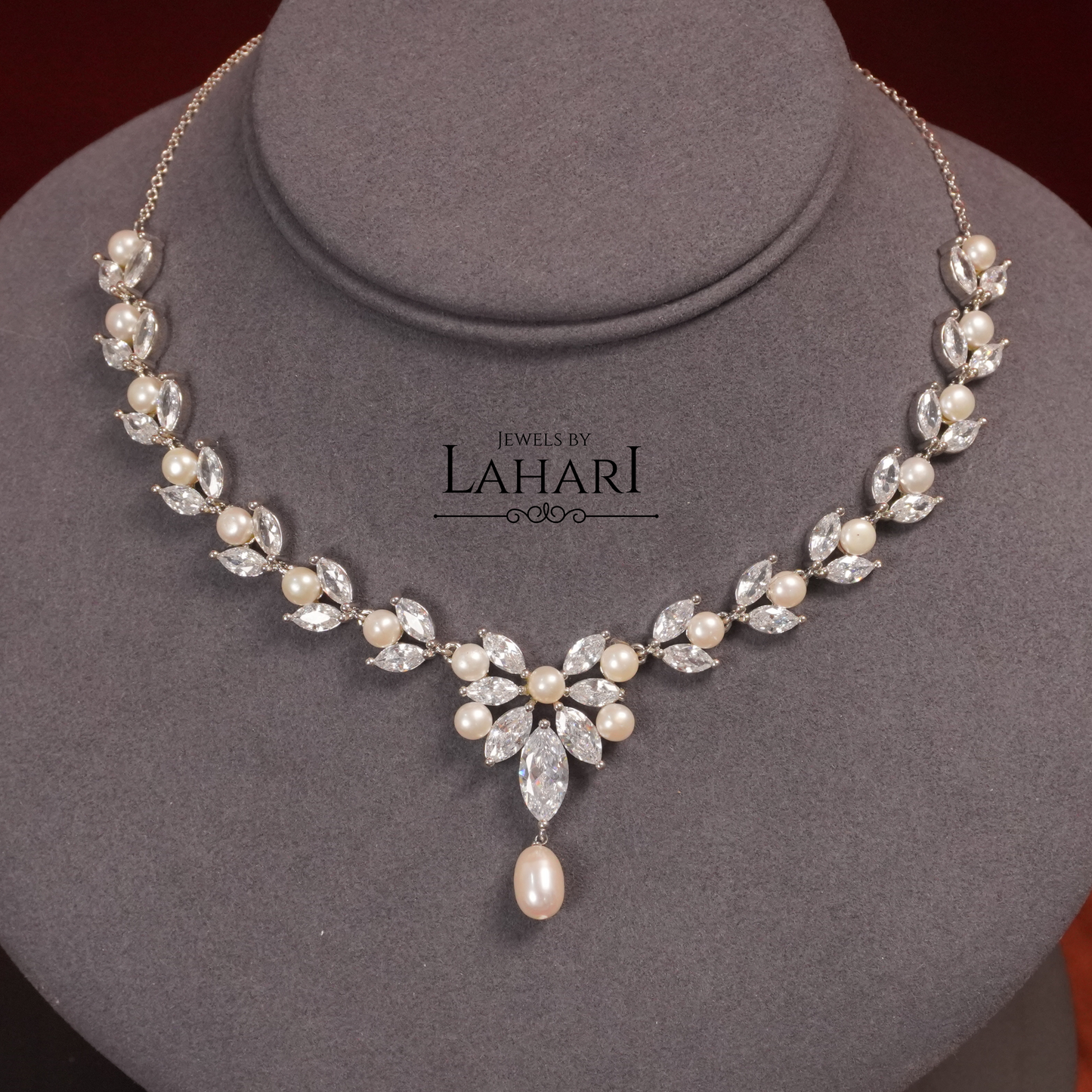 Celeste Pearl Set (Available in Gold & Silver Finish)